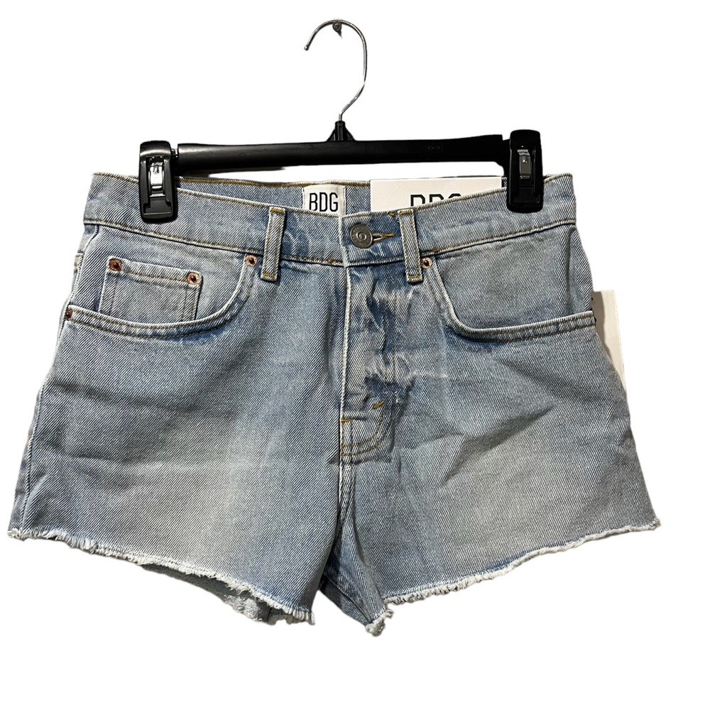 BDG Urban Outfitters‎ Denim Essential Midrise Esse Shorts 25 Blue Wash Cutoff
